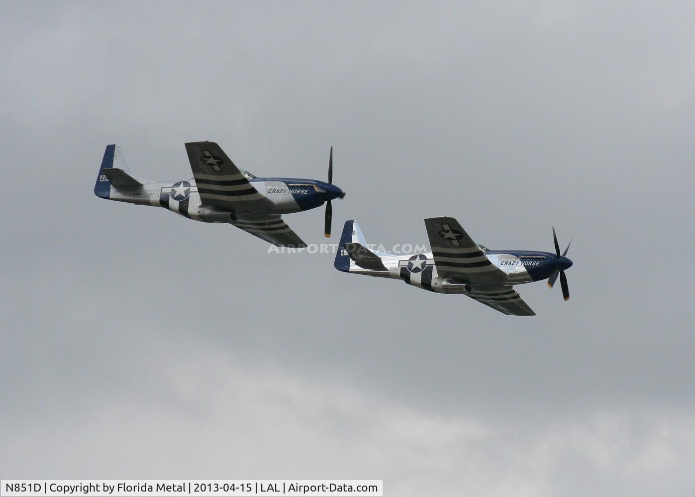 N851D, 1944 North American P-51D Mustang C/N 44-84745, Crazy Horse 1 and 2