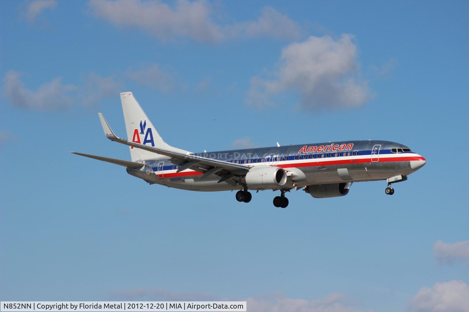 N852NN, 2010 Boeing 737-823 C/N 40581, American 737-800