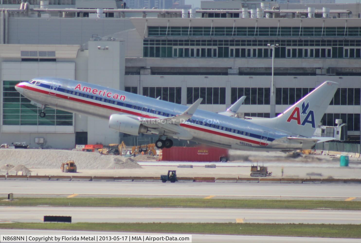 N868NN, 2011 Boeing 737-823 C/N 40763, American 737-800