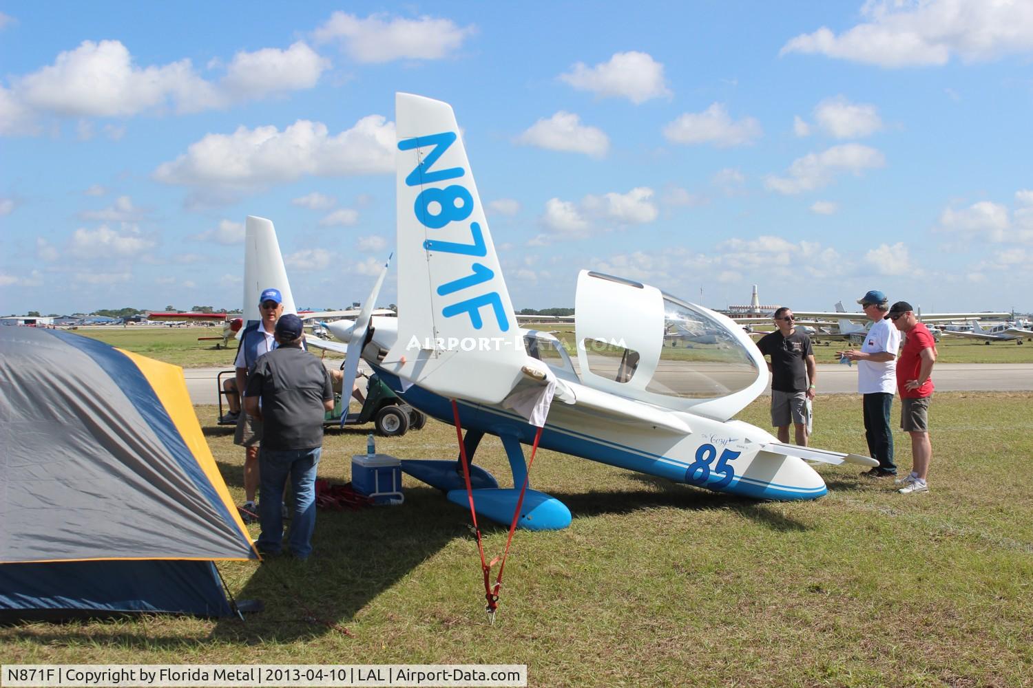 N871F, 2000 Co-Z Cozy Mark IV C/N 21, Co-Z Mark IV