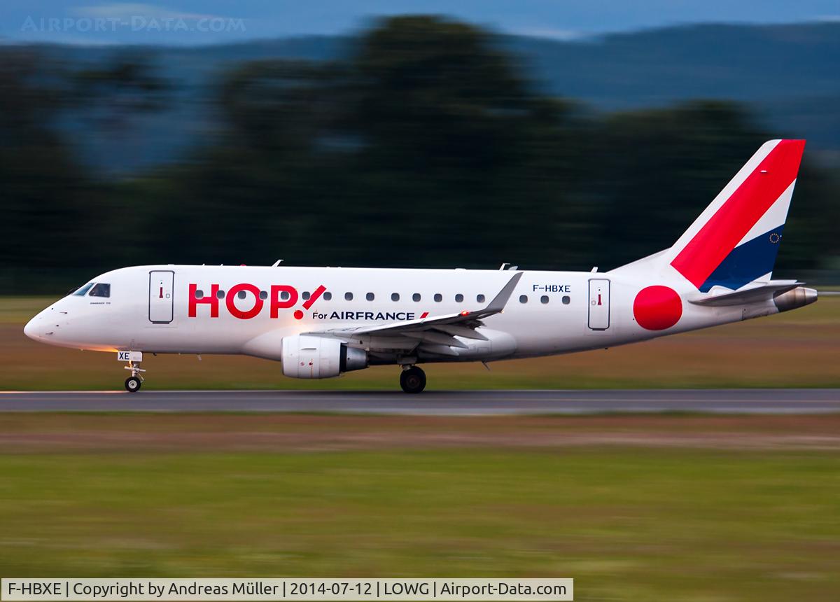 F-HBXE, 2009 Embraer 170ST (ERJ-170-100ST) C/N 17000286, Takeoff to Paris.