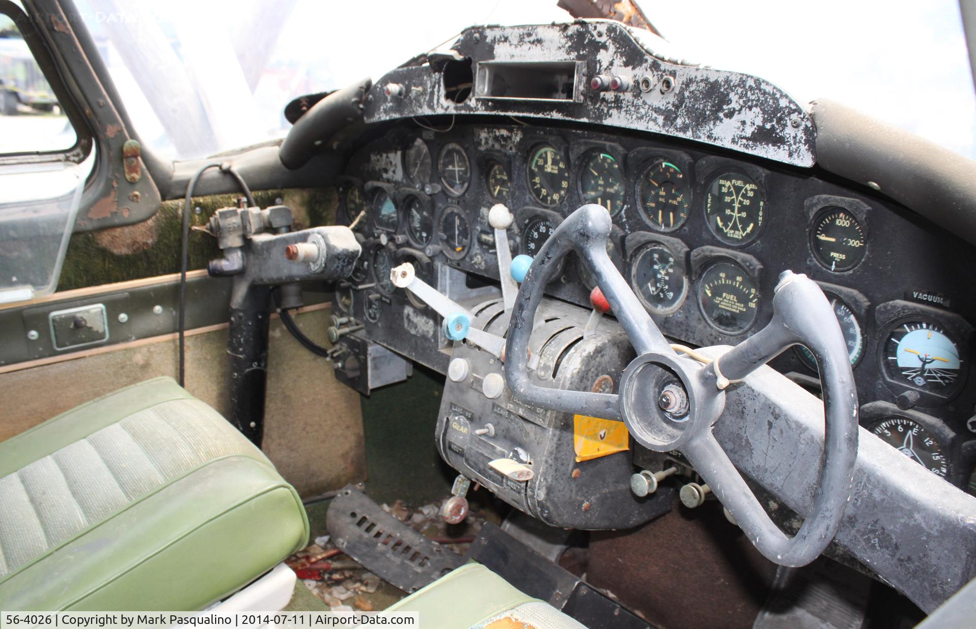 56-4026, 1956 Aero Commander U-9C (L-26C) C/N 680-344-36, Aero Commander U-9C