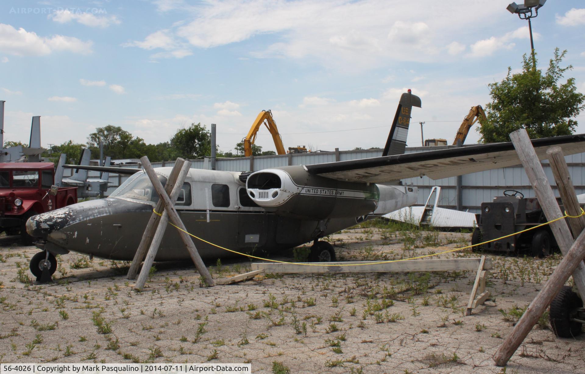 56-4026, 1956 Aero Commander U-9C (L-26C) C/N 680-344-36, Aero Commander U-9C