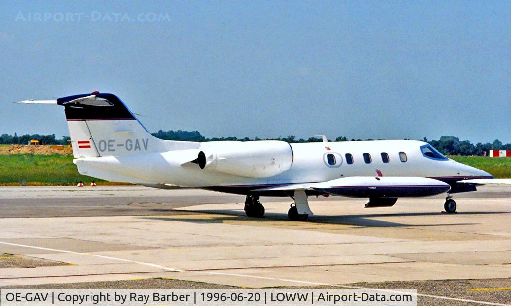 OE-GAV, 1978 Gates Learjet 35A C/N 185, Learjet 35A [35A-185] Vienna-Schwechat~OE 20/06/1996