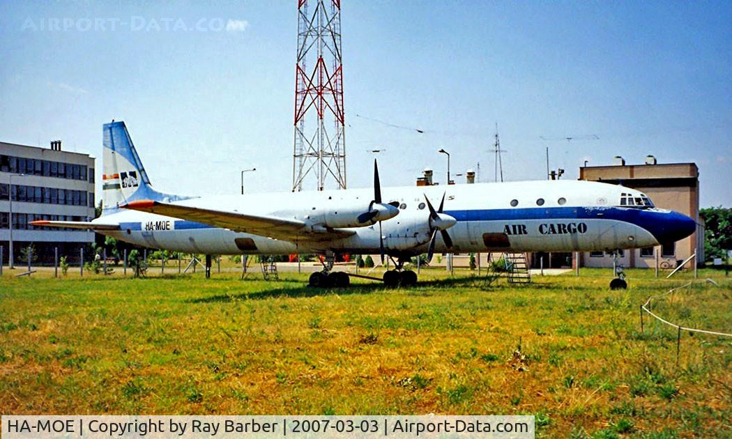 HA-MOE, 1962 Ilyushin IL-18V C/N 182005505, Ilyushin Il-18V [182005505] (Malev Air Cargo) Szolnok Museum~HA 17/06/1996