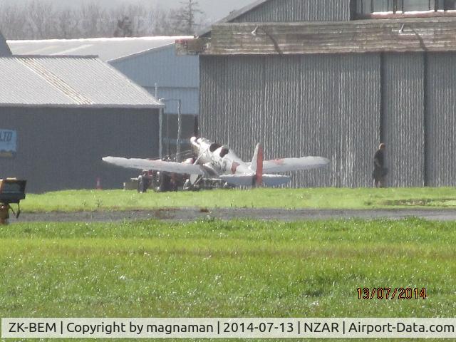 ZK-BEM, Ryan STM-S2 C/N 489, Long range shot on cool sunday morning
