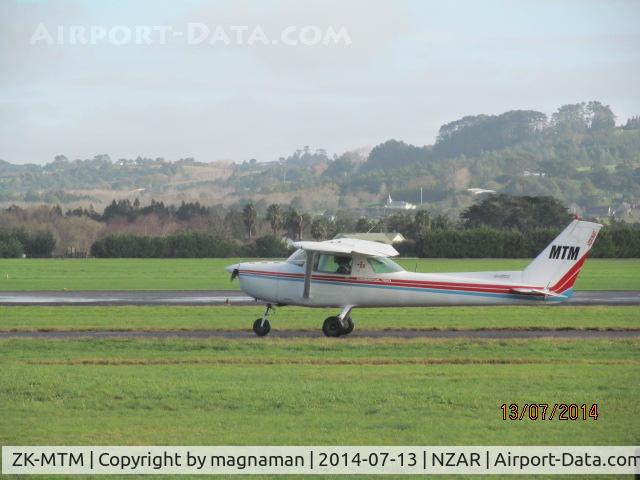 ZK-MTM, Cessna A150M Aerobat C/N A1500532, on taxyway