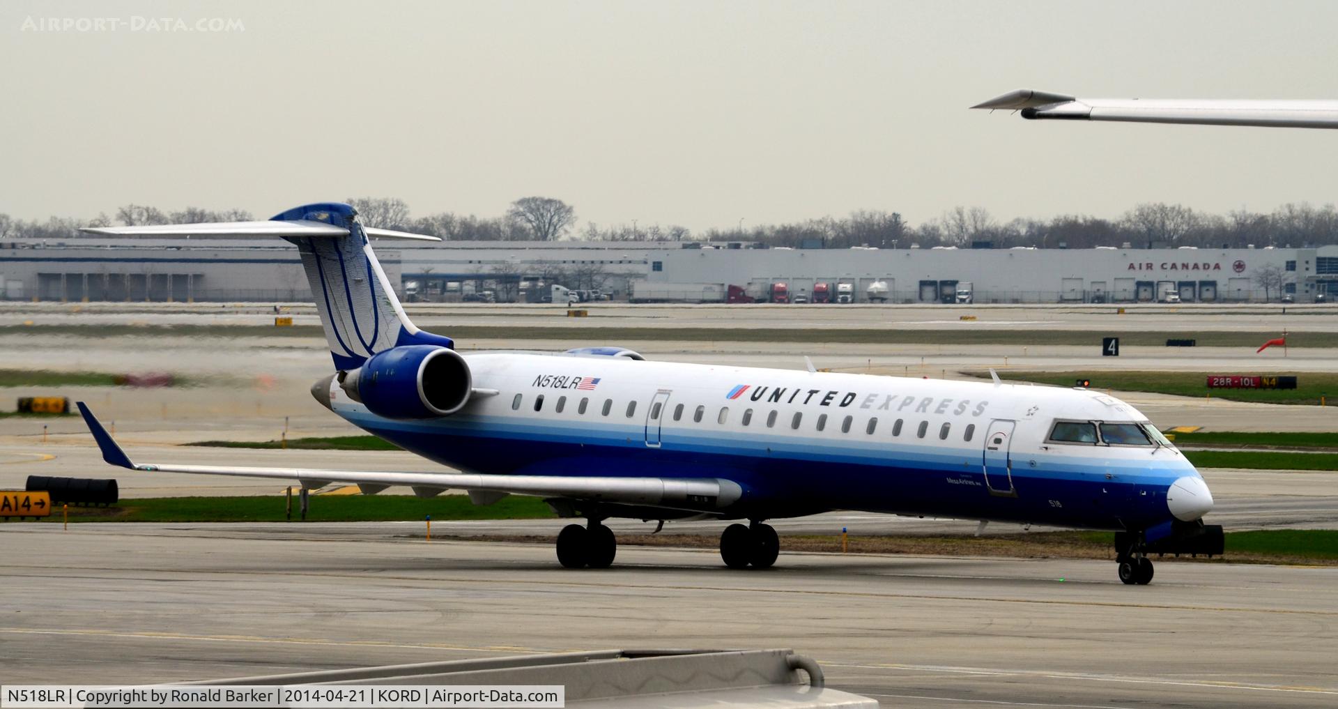 N518LR, 2006 Bombardier CRJ-700 (CL-600-2C10) Regional Jet C/N 10259, Taxi O'Hare