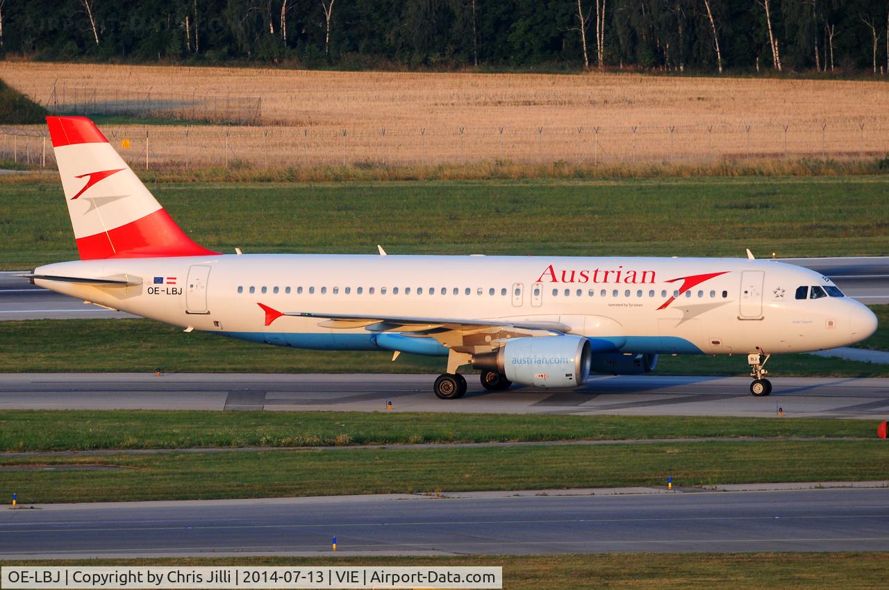 OE-LBJ, 2001 Airbus A320-214 C/N 1553, Austrian Airlines