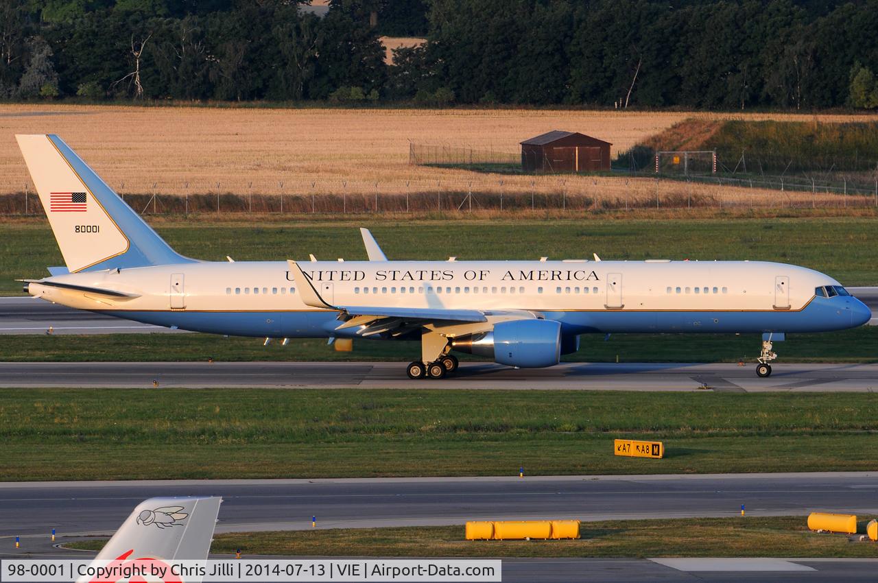 98-0001, 1998 Boeing VC-32A (757-200) C/N 29025, US Air Force - United States of America