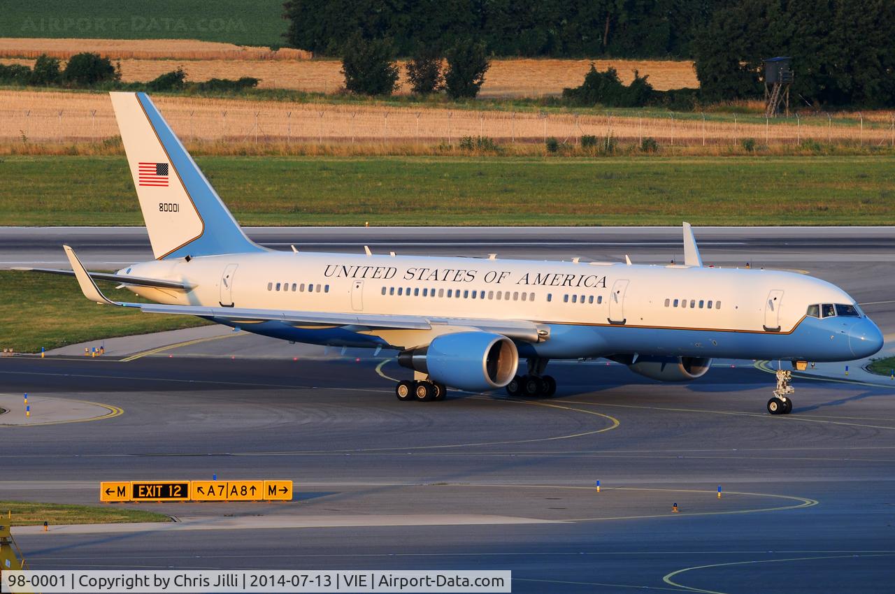 98-0001, 1998 Boeing VC-32A (757-200) C/N 29025, US Air Force - United States of America