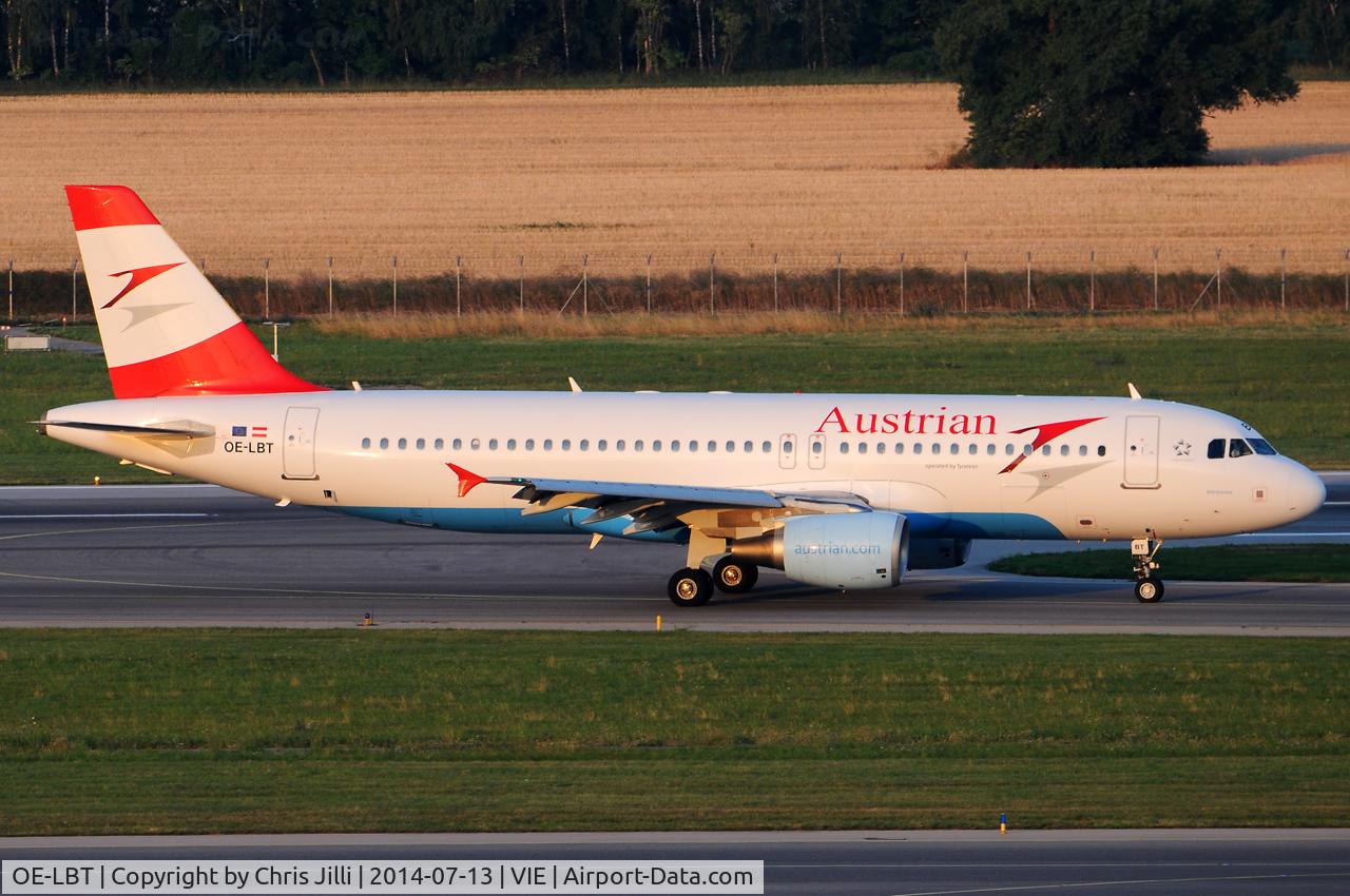 OE-LBT, 2000 Airbus A320-214 C/N 1387, Austrian Airlines