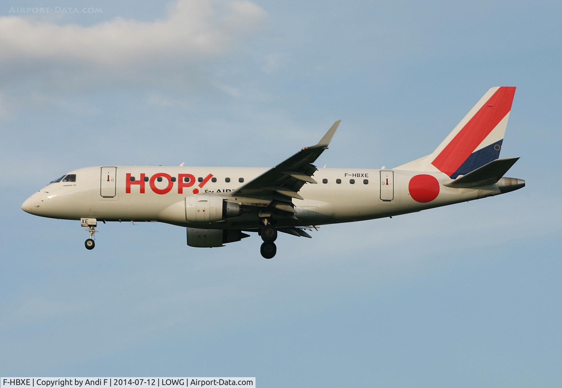 F-HBXE, 2009 Embraer 170ST (ERJ-170-100ST) C/N 17000286, HOP! Embraer ERJ-170-100STD