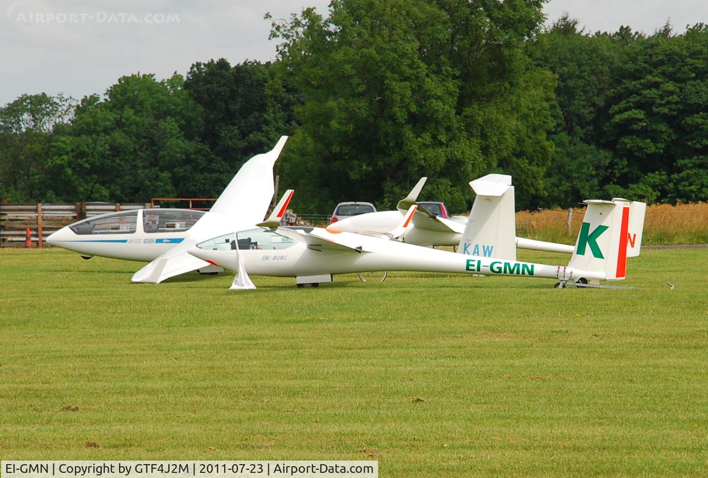 EI-GMN, 2007 Glaser-Dirks DG-808C C/N 8-367B266X30, EI-GMN 'K' at Husbands Bosworth 23.7.11