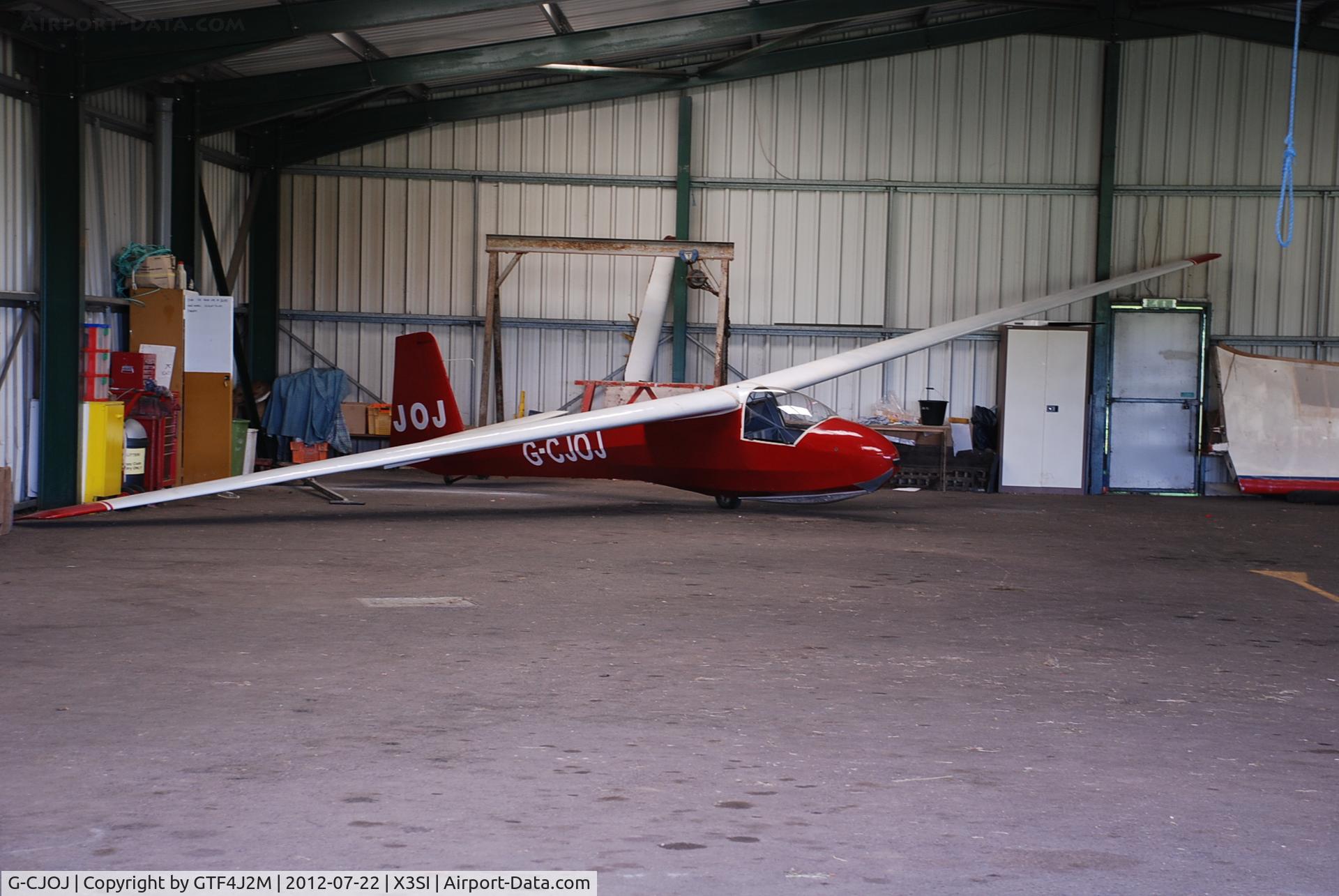 G-CJOJ, 1962 Schleicher K-8B C/N 8795, G-CJOJ 'JOJ' at Seighford 22.7.12