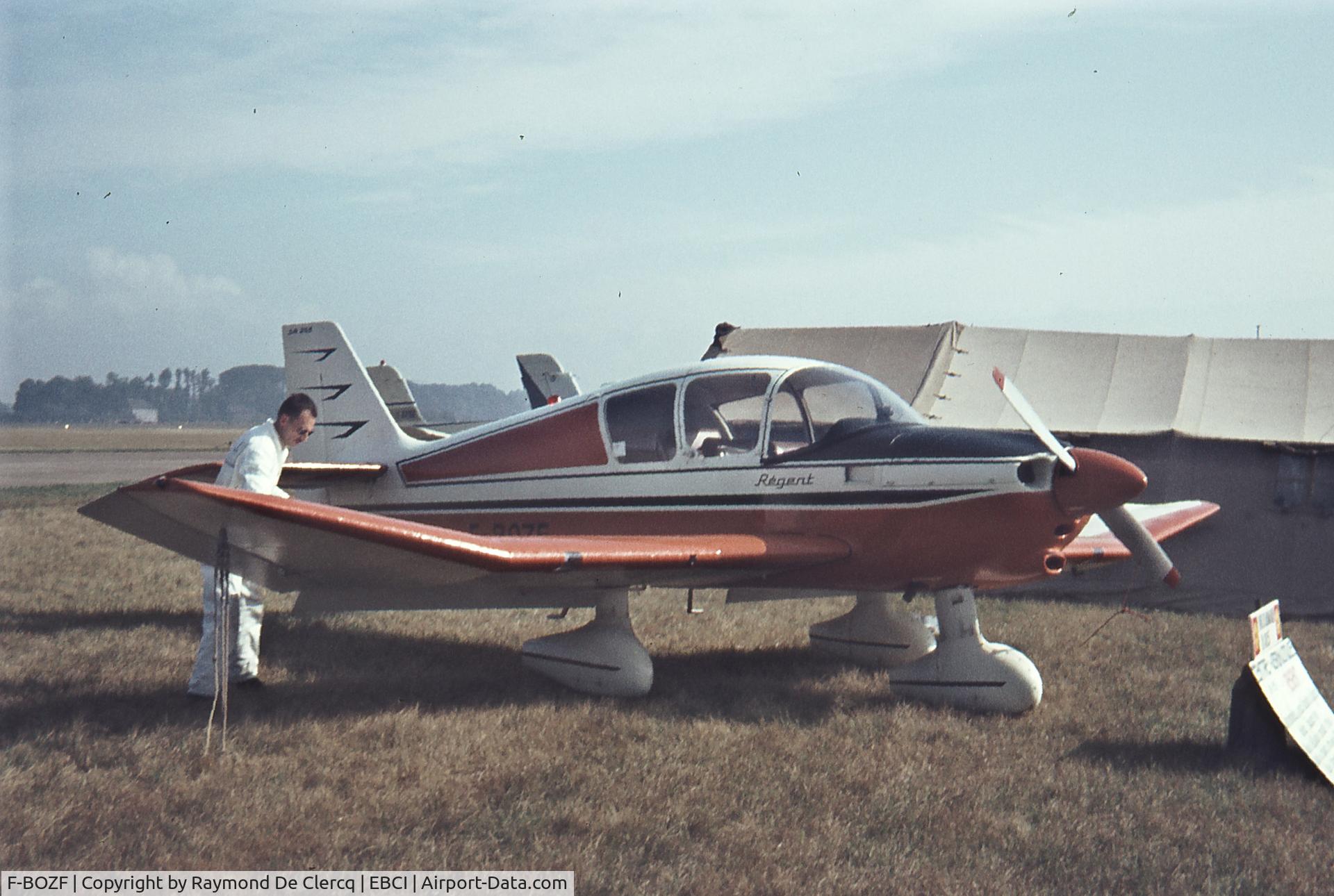 F-BOZF, Jodel DR-253 C/N 102, Airshow Gosselies, seventies.