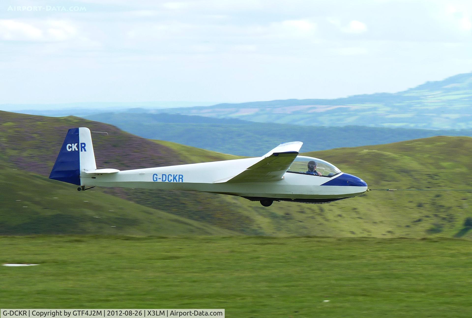 G-DCKR, 1970 Schleicher ASK-13 C/N 13247, G-DCKR 'CKR' at Long Mynd 26.8.12