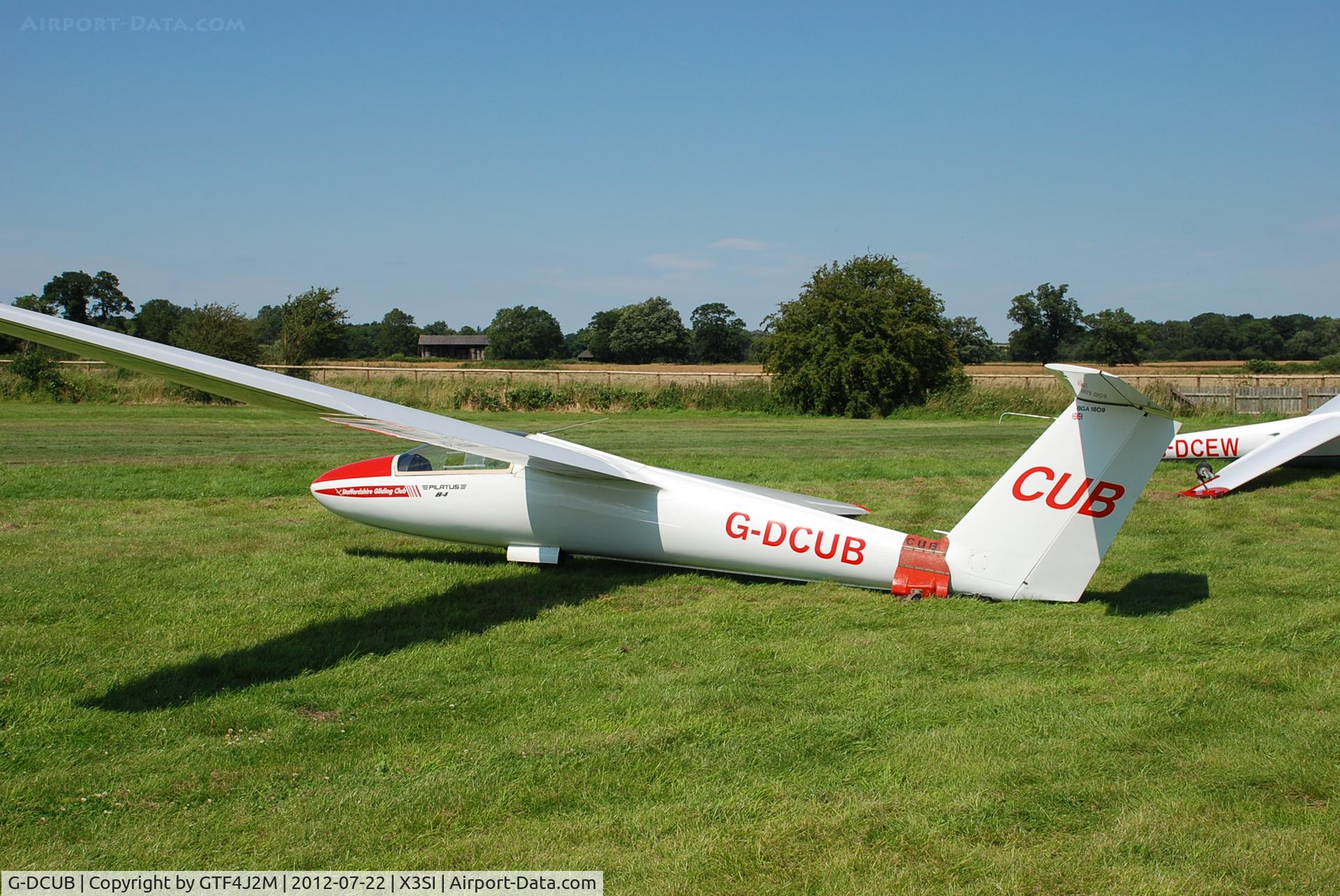 G-DCUB, 1973 Pilatus B4-PC11 C/N 047, G-DCUB 'CUB' at Seighford 22.7.12