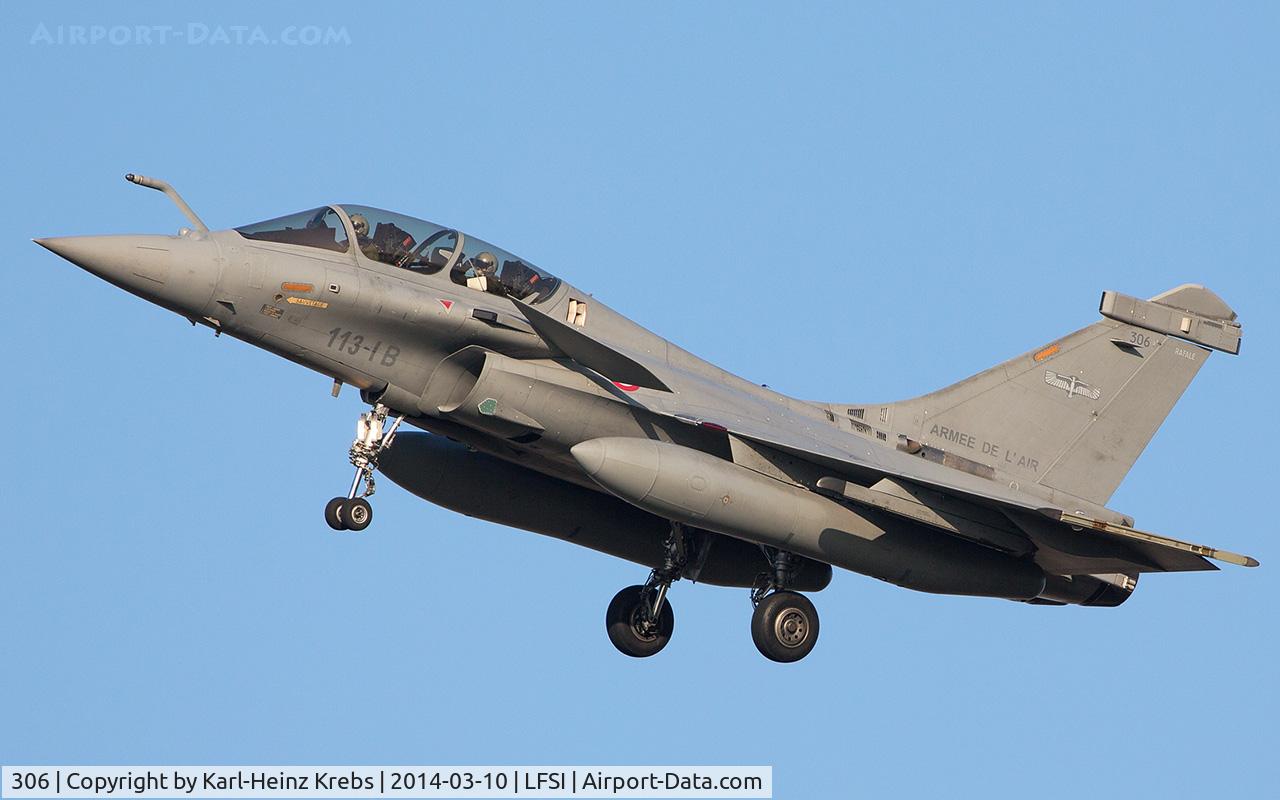 306, 2008 Dassault Rafale B C/N 306, final RWY 29