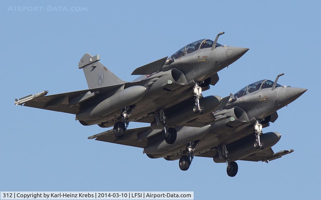 312, Dassault Rafale B C/N 312, final RWY 11