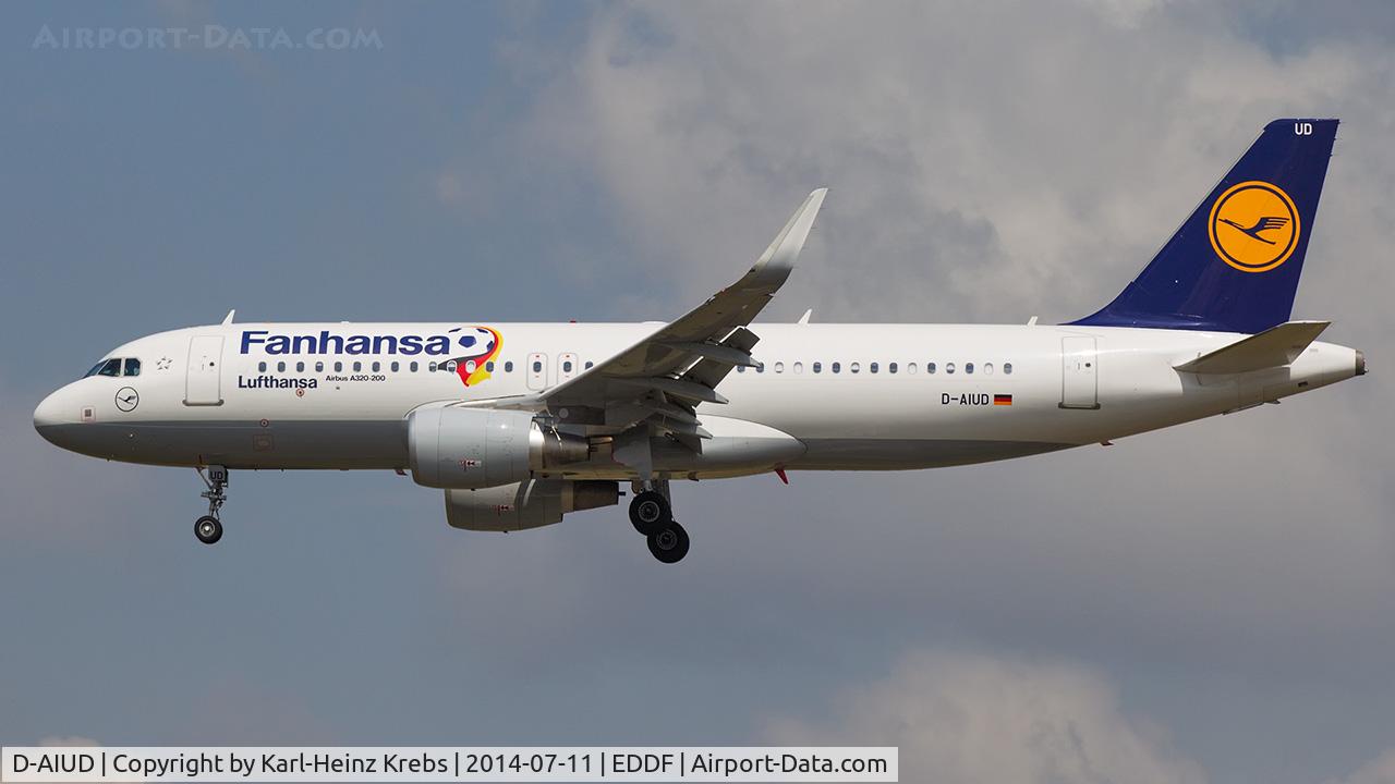 D-AIUD, 2014 Airbus A320-214 C/N 6033, 