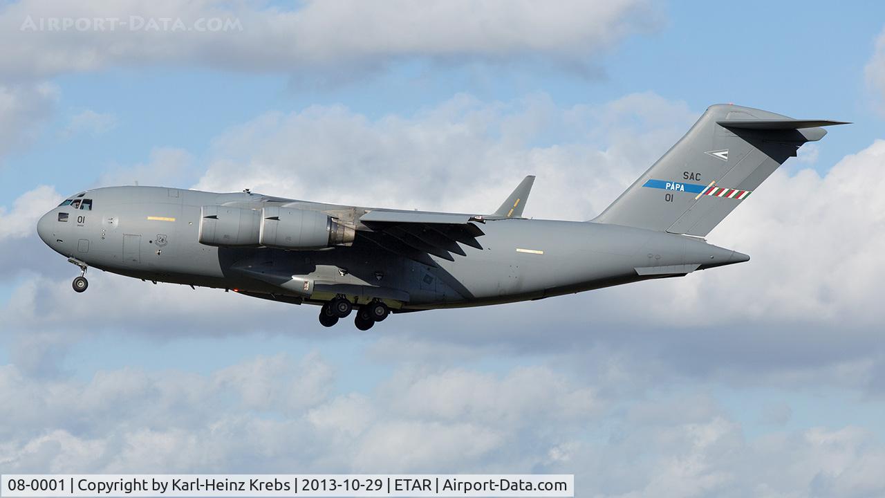 08-0001, 2008 Boeing C-17A Globemaster III C/N F-207, US Air Force