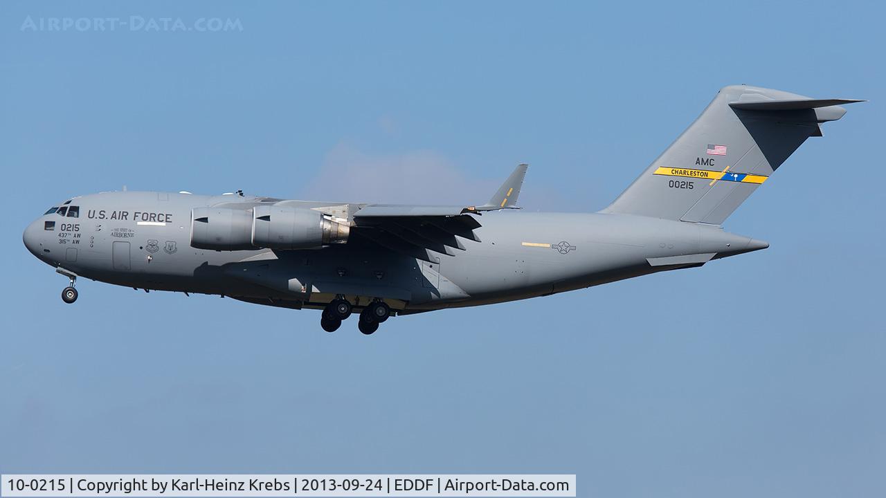 10-0215, 2012 Boeing C-17A Globemaster III C/N P-215, US Air Force