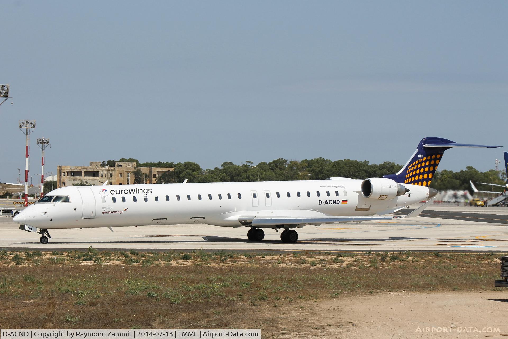D-ACND, 2009 Bombardier CRJ-701 (CL-600-2C10) Regional Jet C/N 15238, CRJ900 D-ACND Eurowings