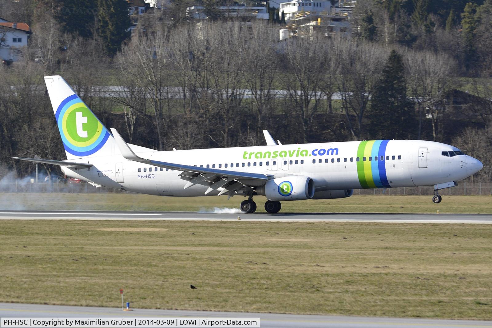 PH-HSC, 2010 Boeing 737-8K2 C/N 34173, Transavia