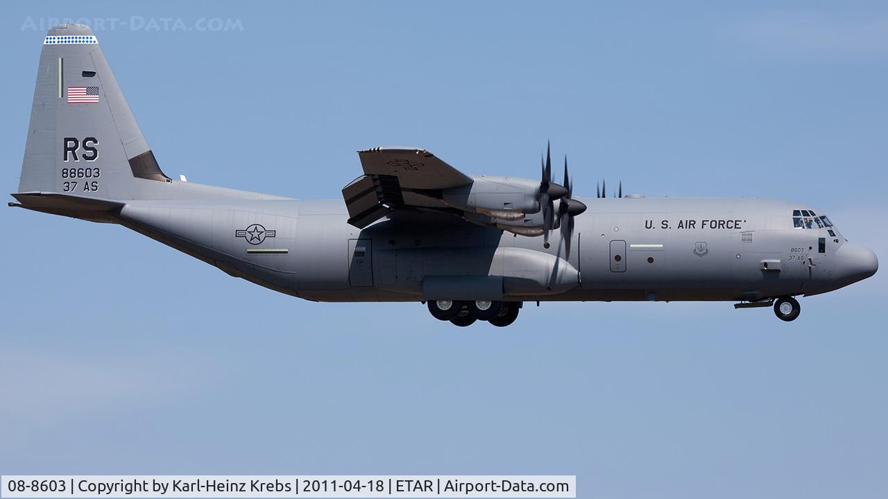 08-8603, 2009 Lockheed Martin C-130J-30 Super Hercules C/N 382-5613, US Air Force
