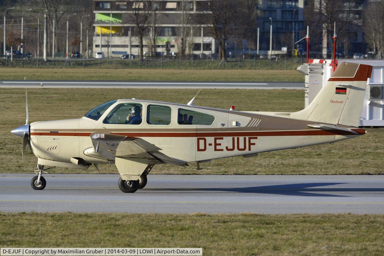 D-EJUF, 1988 Beech F33A Bonanza Bonanza C/N CE-1247, Private