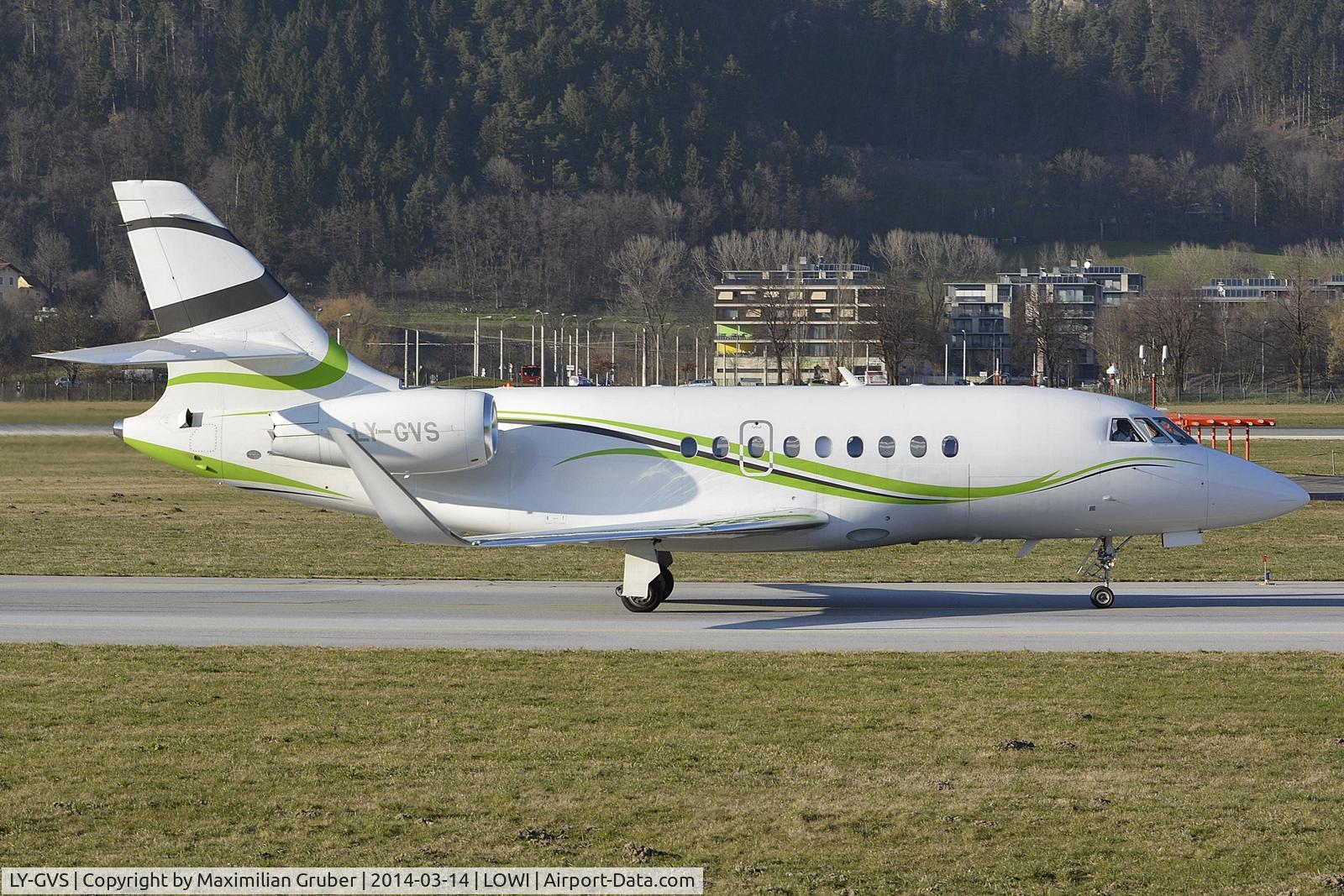 LY-GVS, 2013 Dassault Falcon 2000S C/N 706, Charter Jets