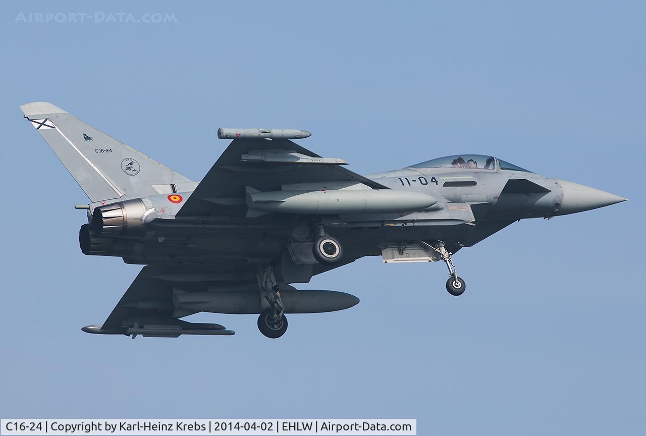C16-24, Eurofighter EF-2000 Typhoon S C/N SS004, Spanish Air Force