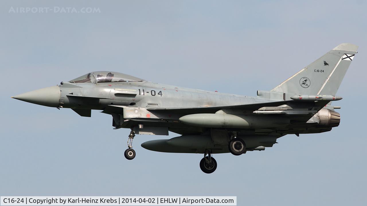 C16-24, Eurofighter EF-2000 Typhoon S C/N SS004, Spanish Air Force