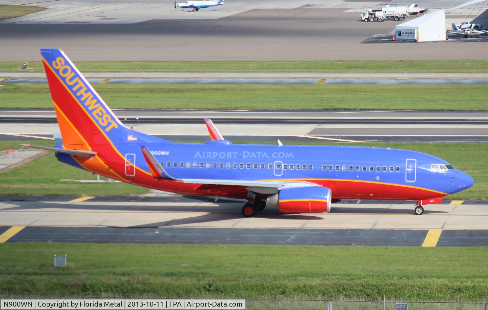 N900WN, 2007 Boeing 737-7H4 C/N 32544, Southwest 737-700