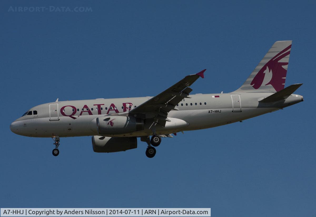 A7-HHJ, 2000 Airbus A319-133XCJ C/N 1335, Arriving from Ulan Bator, Mongolia with VVIP. Refueled and continued to Goose Bay, Canada.