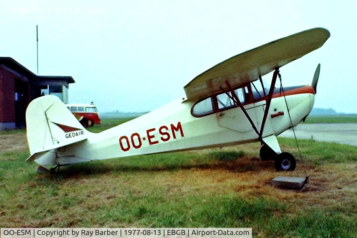 OO-ESM, 1947 Aeronca 11AC Chief C/N 11AC-1605, Aeronca 11AC Chief [11AC-1605] (Gedair) Brussels-Grimbergen~OO 13/08/1977
