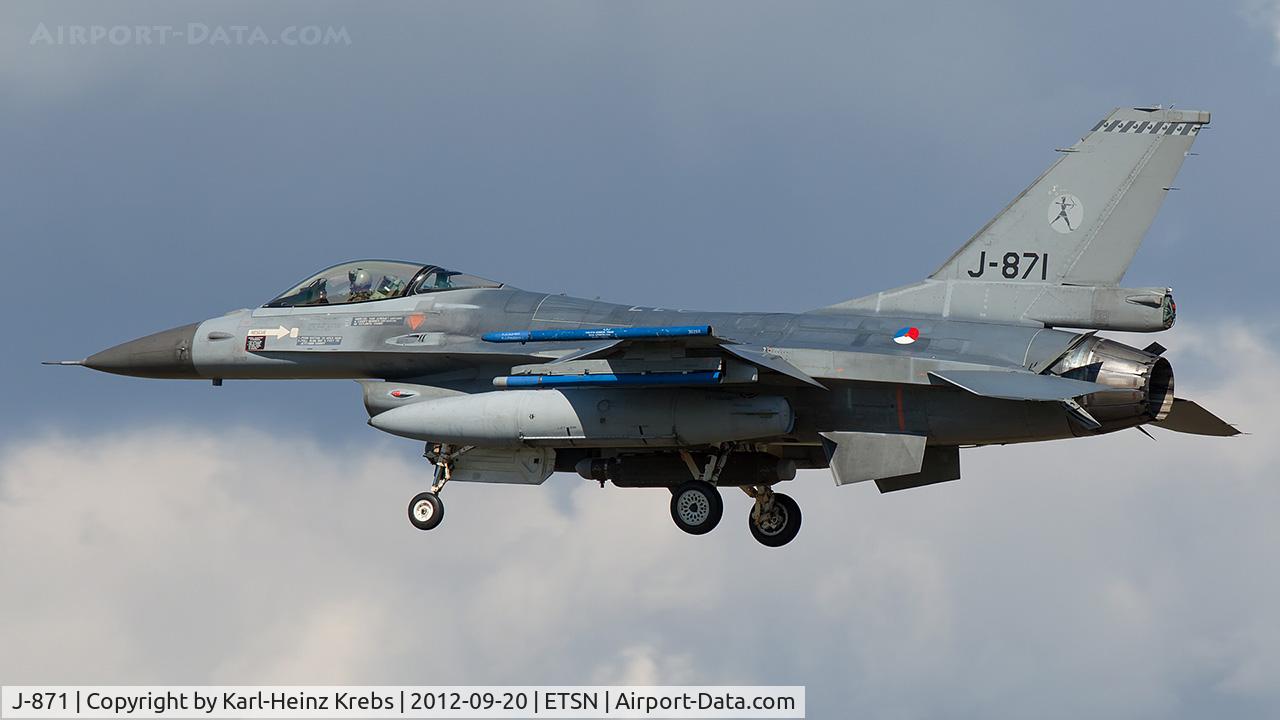J-871, Fokker F-16AM Fighting Falcon C/N 6D-88, Royal Netherlands Air Force