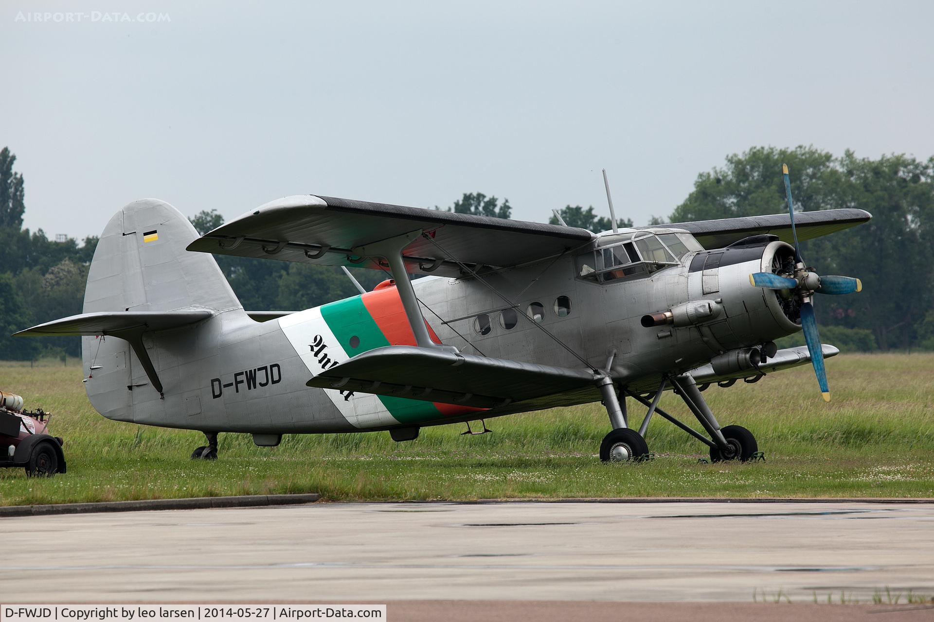 D-FWJD, 1969 Antonov An 2 C/N 1G98-51, Dessau Germany 27.5.14