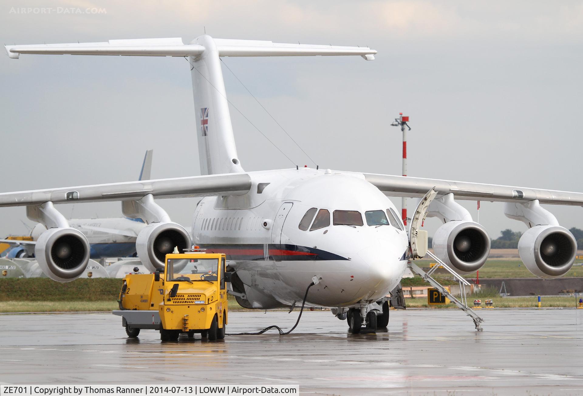 ZE701, 1985 British Aerospace BAe.146 CC.2 C/N E1029, Royal Air Force BAe 146