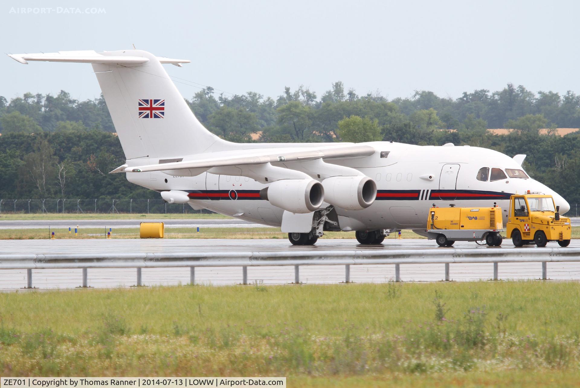 ZE701, 1985 British Aerospace BAe.146 CC.2 C/N E1029, Royal Air Force BAe 146