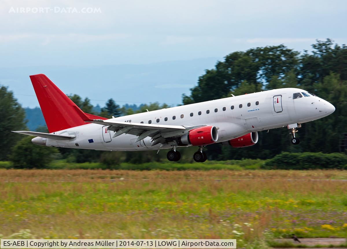 ES-AEB, 2005 Embraer 170LR (ERJ-170-100LR) C/N 17000106, Arriving from East Midlands.