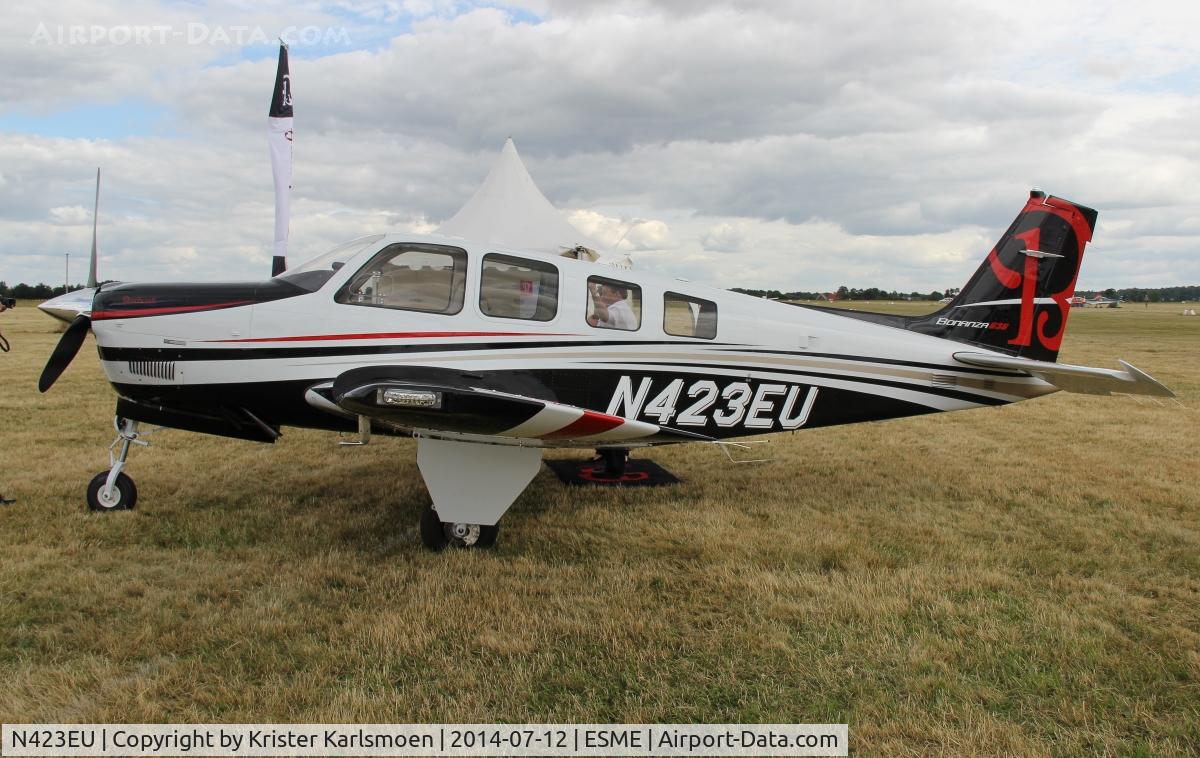 N423EU, 2014 Beechcraft G36 Bonanza C/N E-4023, Nordic Aero Expo 2014