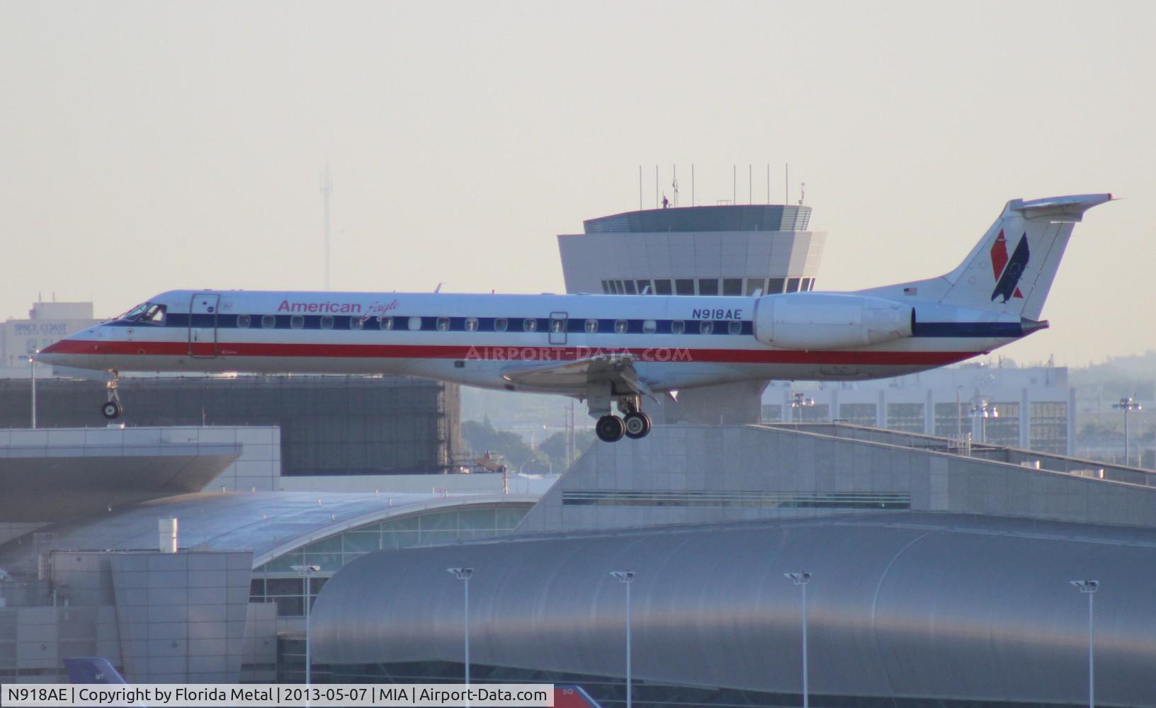 N918AE, 2005 Embraer ERJ-145LR (EMB-145LR) C/N 14500902, American Eagle E145