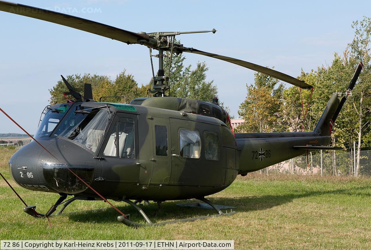 72 86, Bell (Dornier) UH-1D Iroquois (205) C/N 8406, German Army