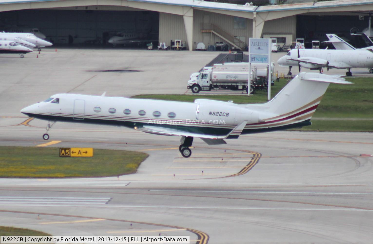 N922CB, Gulfstream Aerospace GIV-X (G450) C/N 4169, Gulfstream G450