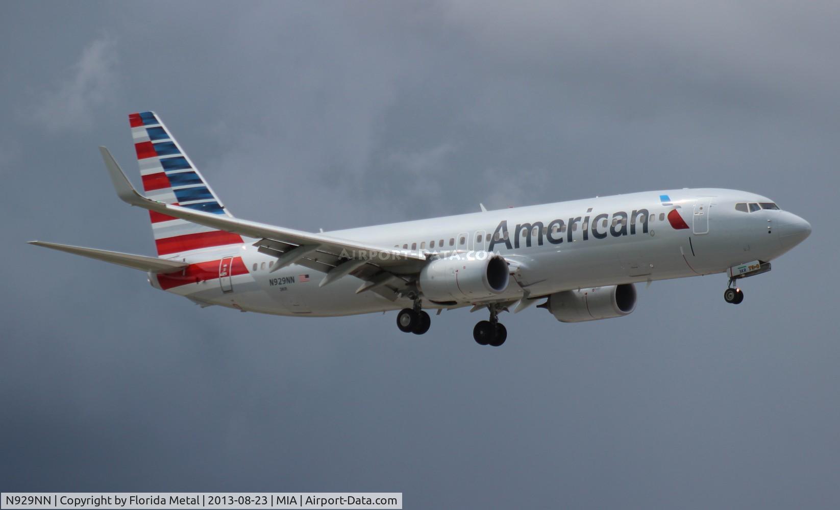N929NN, 2012 Boeing 737-823 C/N 33322, American 737-800