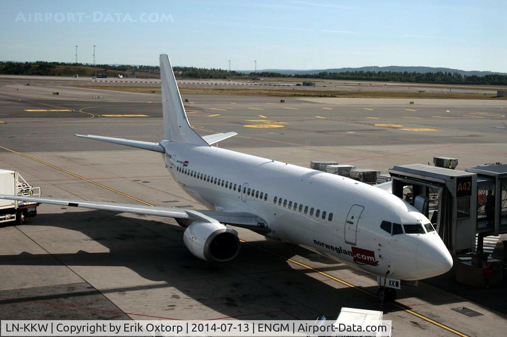 LN-KKW, 1989 Boeing 737-3K9 C/N 24213, LN-KKW now all White, except for the Norwegian titles.