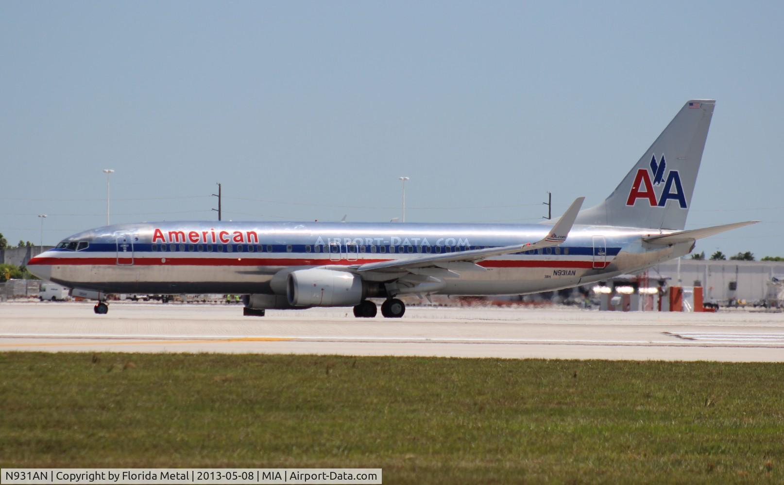 N931AN, 2000 Boeing 737-823 C/N 30079, American 737-800