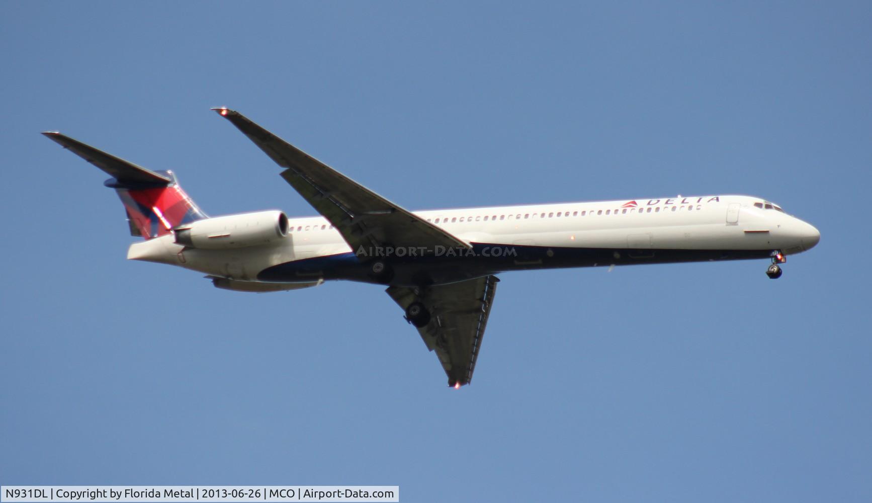 N931DL, 1988 McDonnell Douglas MD-88 C/N 49718, Delta MD-88